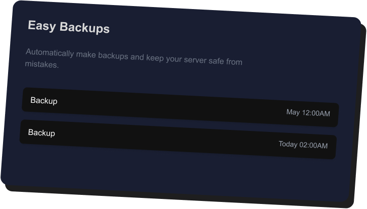 PylonHosting backup system
